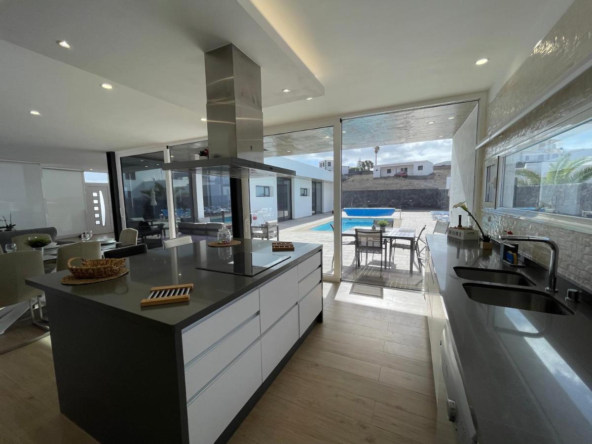 Eslanzarote Eco Villa Tony, Heated Pool, Jacuzzi, Sat Tv, Super Wifi La Costa Eksteriør bilde